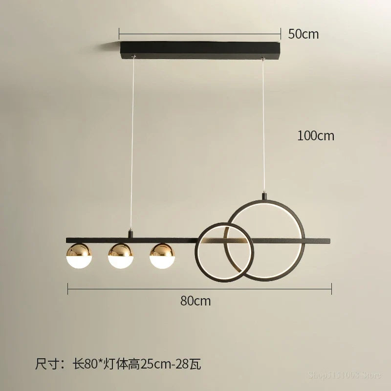 lustre de luxe nordique lumière led moderne créatif