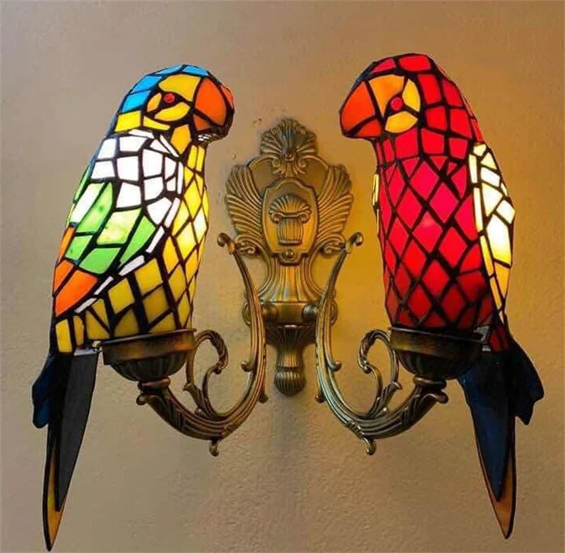 applique murale en verre coloré pour déco créative lumineuse
