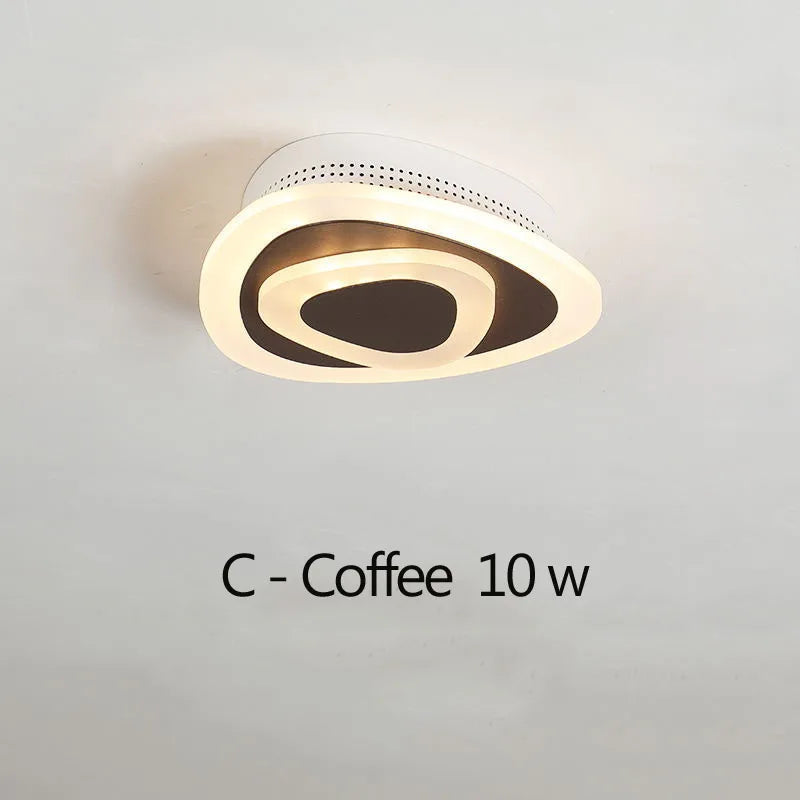 plafonnier led rond carré pour éclairage maison décoratif