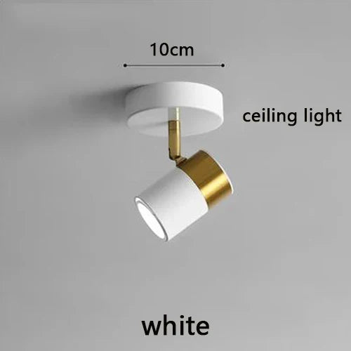 plafonnier sur rail avec éclairage led