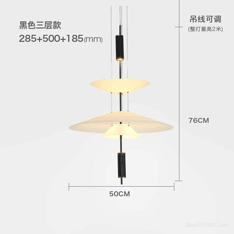 lustre moderne de flamant rose led pour décoration loft