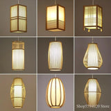 lustre en bambou style zen pour ambiance relaxante