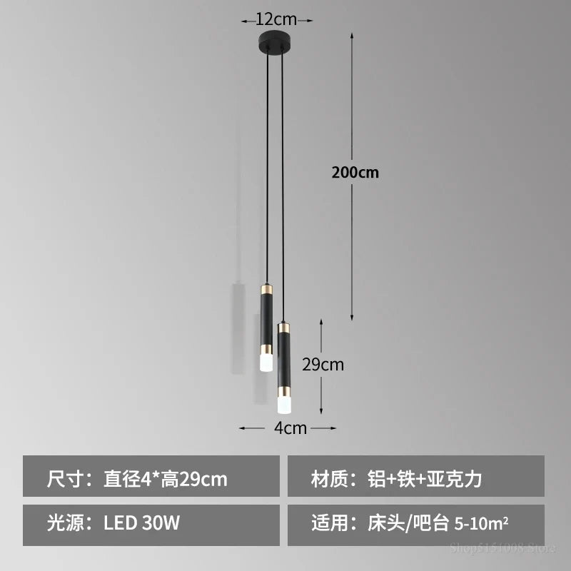 suspension LED moderne pour bar et restaurant