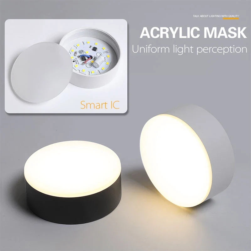 spot lumineux led monté en surface à intensité réglable