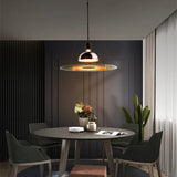 lustre d'art design italien rond moderne soucoupe volante