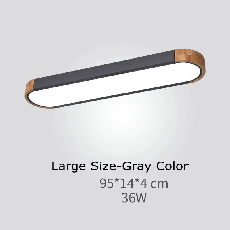 plafonnier nordique long 3 coul fermentation gradation led lampe