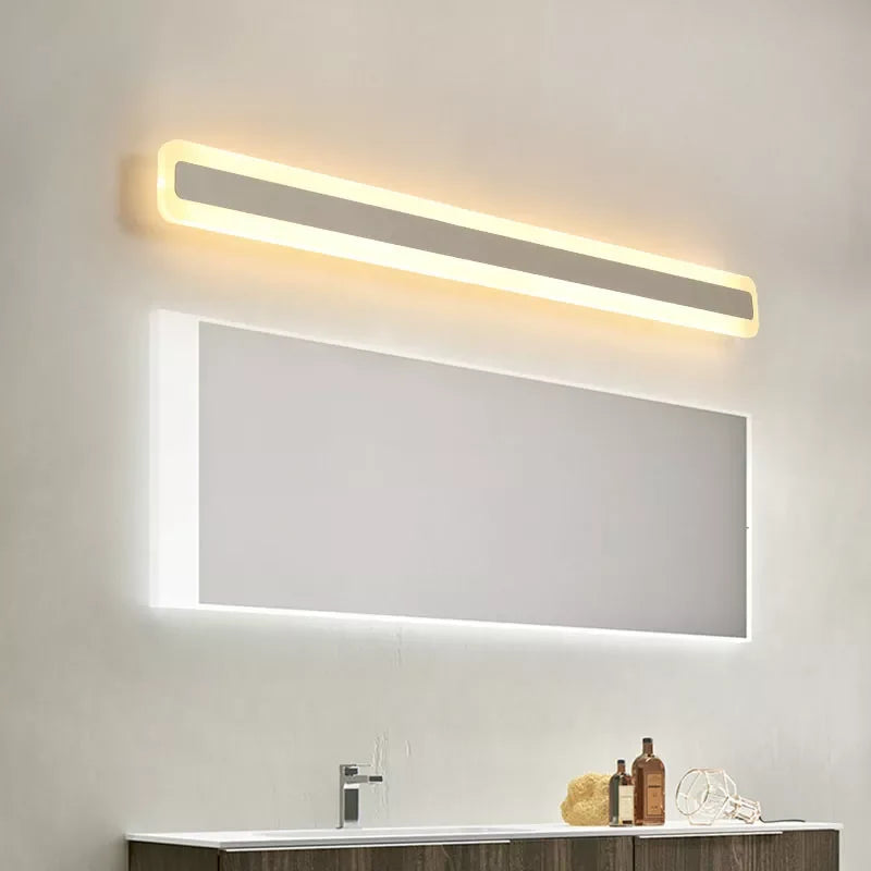 NEO Gleam 16W/24W/32W/40W/48W 40/60/80/100/120CM simple applique moderne luminosité étanche salle de bain LED miroir applique lumineuse