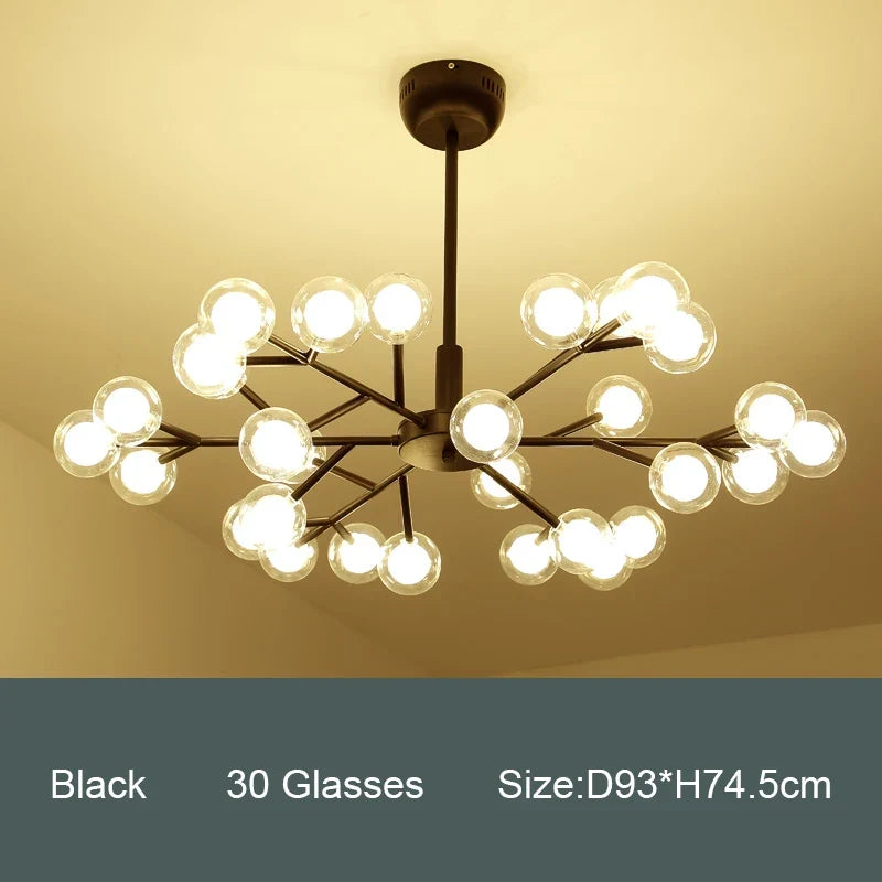 lustre moléculaire nordique design pour intérieur élégant