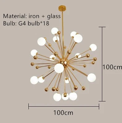 lustres modernes en cristal pour décoration romantique intérieure