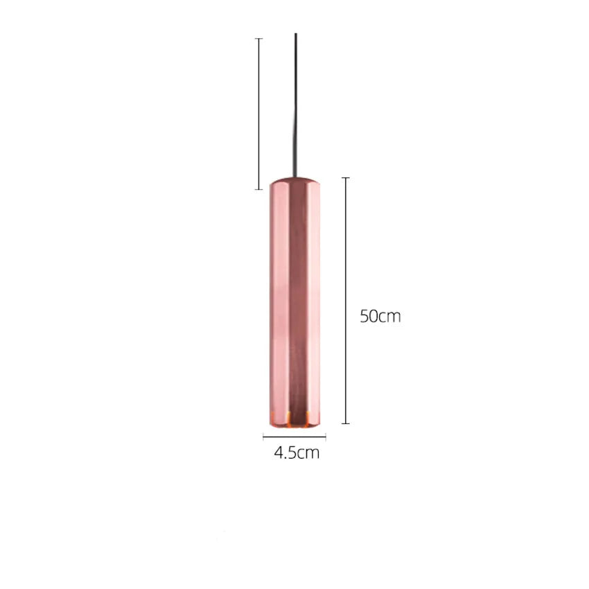 suspension moderne minimaliste en aluminium pour intérieur élégant
