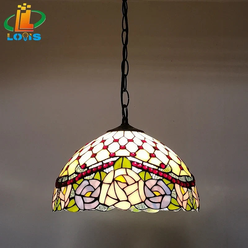 lustre en verre décoratif pour café bar et jardin