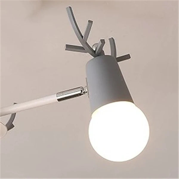 lustre en bois led nordique pour enfants style macaron