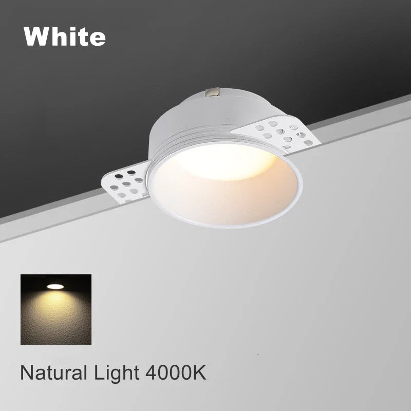 spot led encastré sans cadre à intensité variable