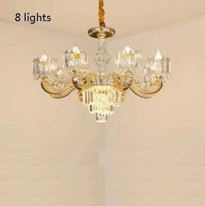 lustre en cristal éclairage pour intérieur élégant et raffiné