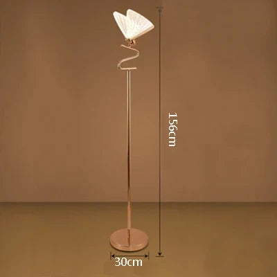 lampe à poser papillon design moderne veilleuse créative luminaire luxe