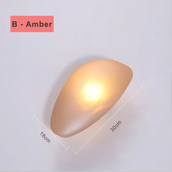 applique led nordique design moderne galet chambre escalier lumière