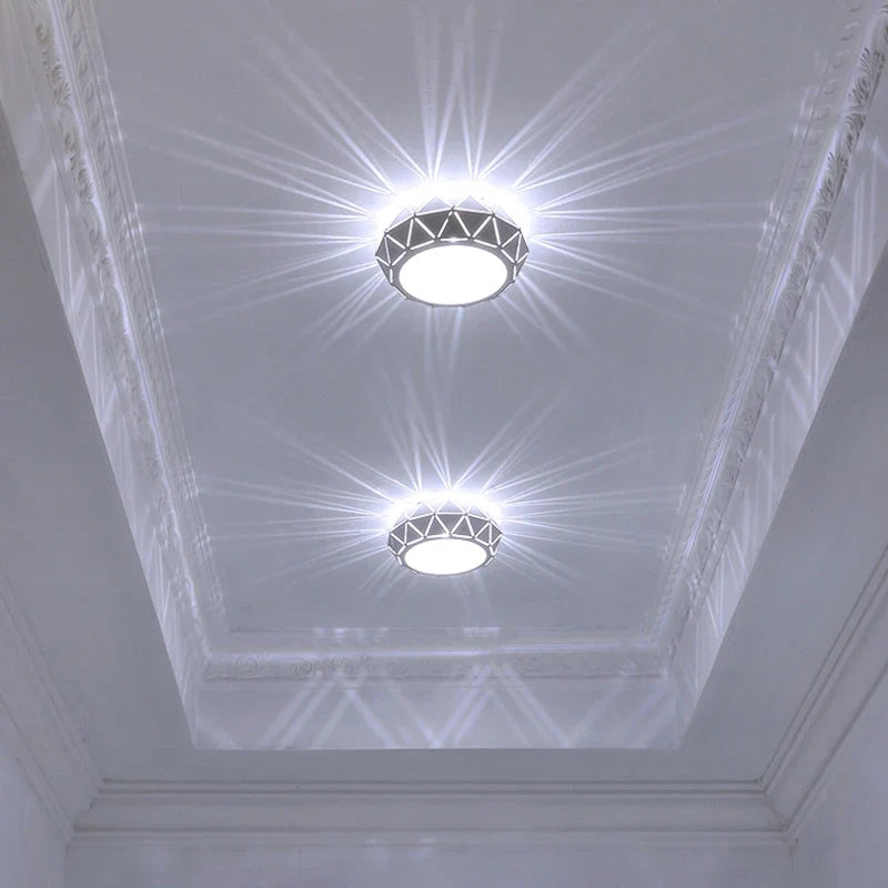 plafonnier led moderne avec gradation et trois variantes de lumière