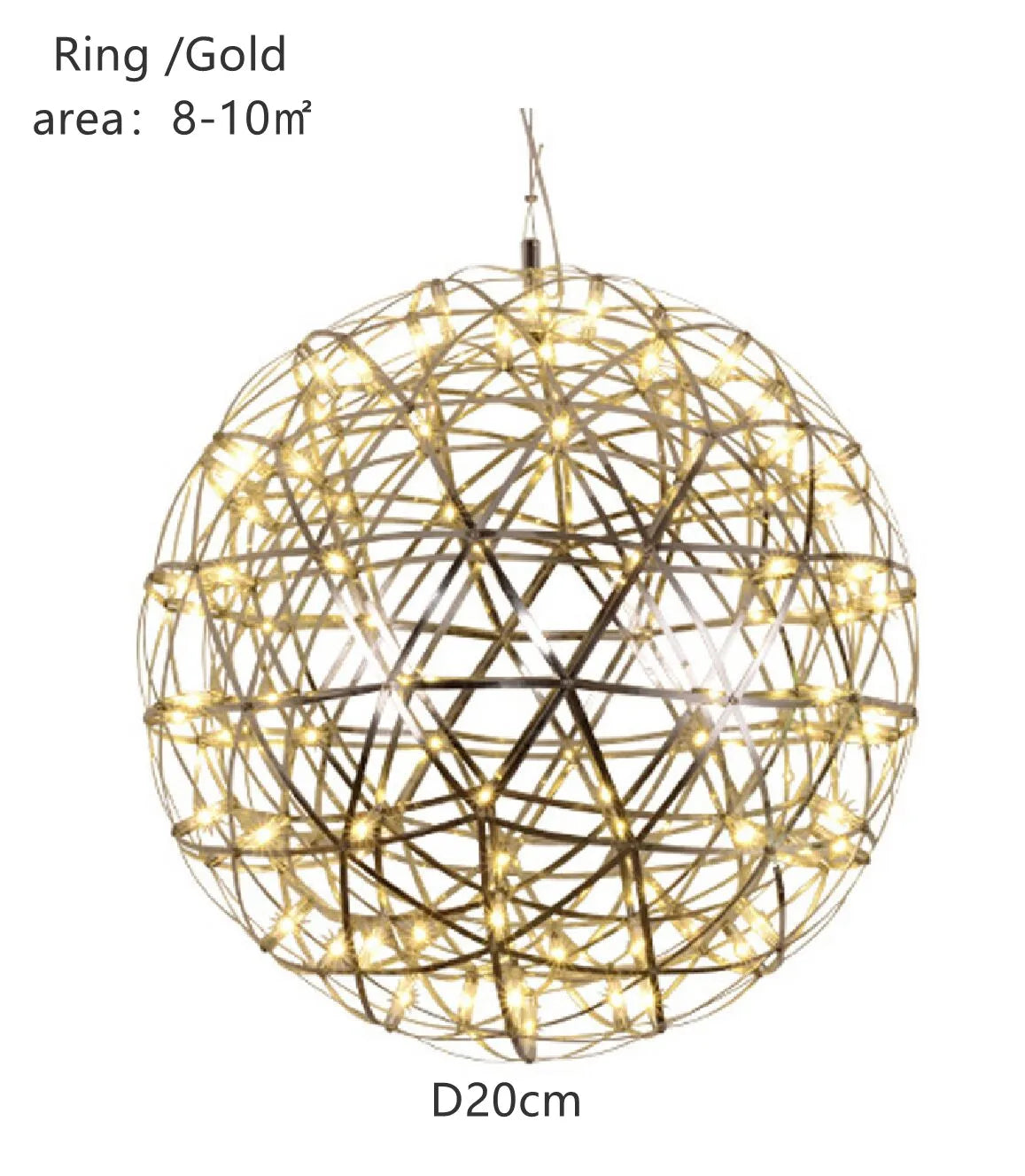 lustre moderne luxe en led pour éclairage intérieur
