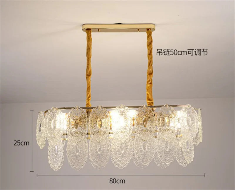 lustre en cristal moderne design luxe pour une ambiance élégante