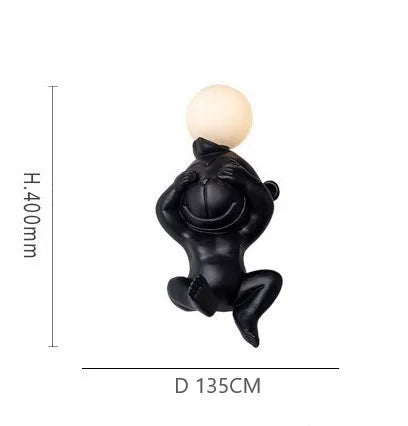 applique murale led singe variateur pour éclairage intérieur
