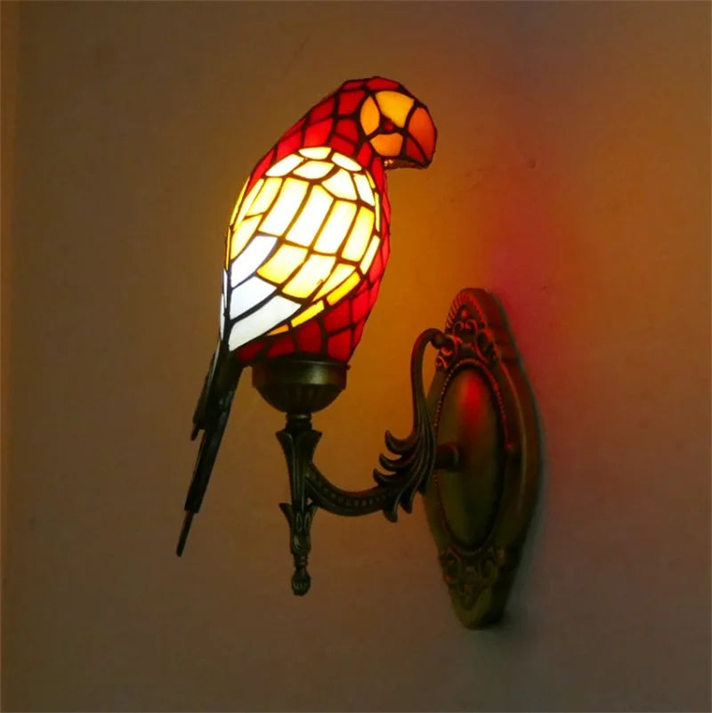 applique murale en verre coloré pour déco créative lumineuse