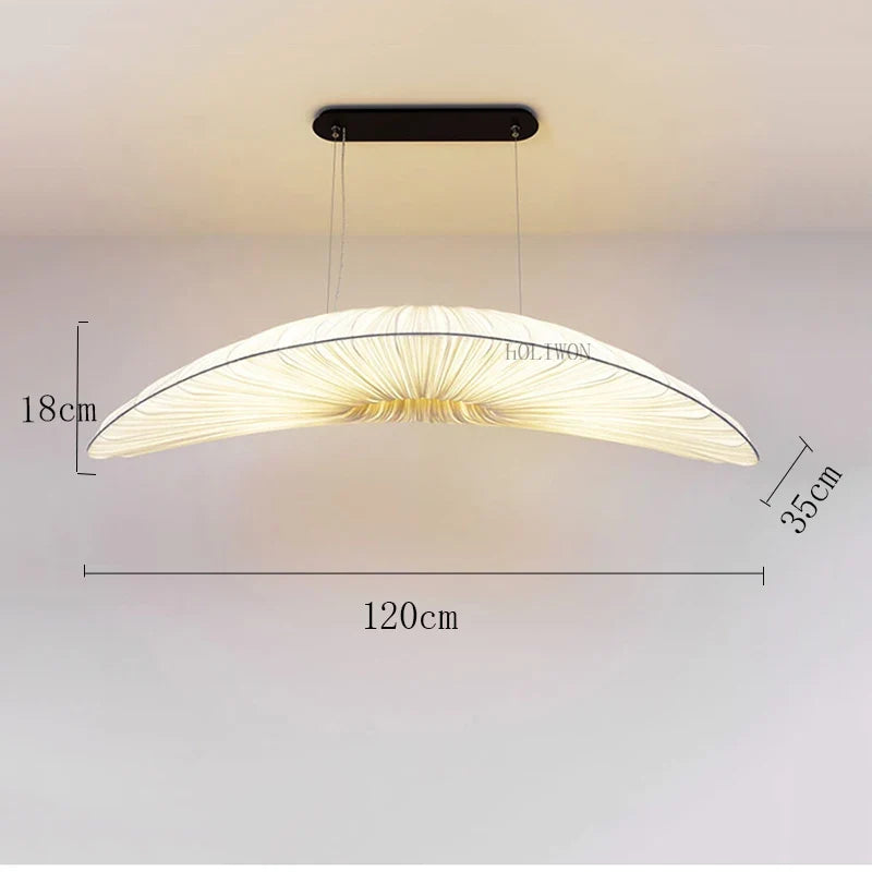 Lustre en tissu marin de luxe style voilier