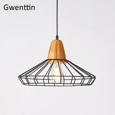 suspension moderne en bois avec éclairage led pour plantes