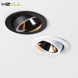spot encastré led angle réglable en aluminium pour magasin de bureau
