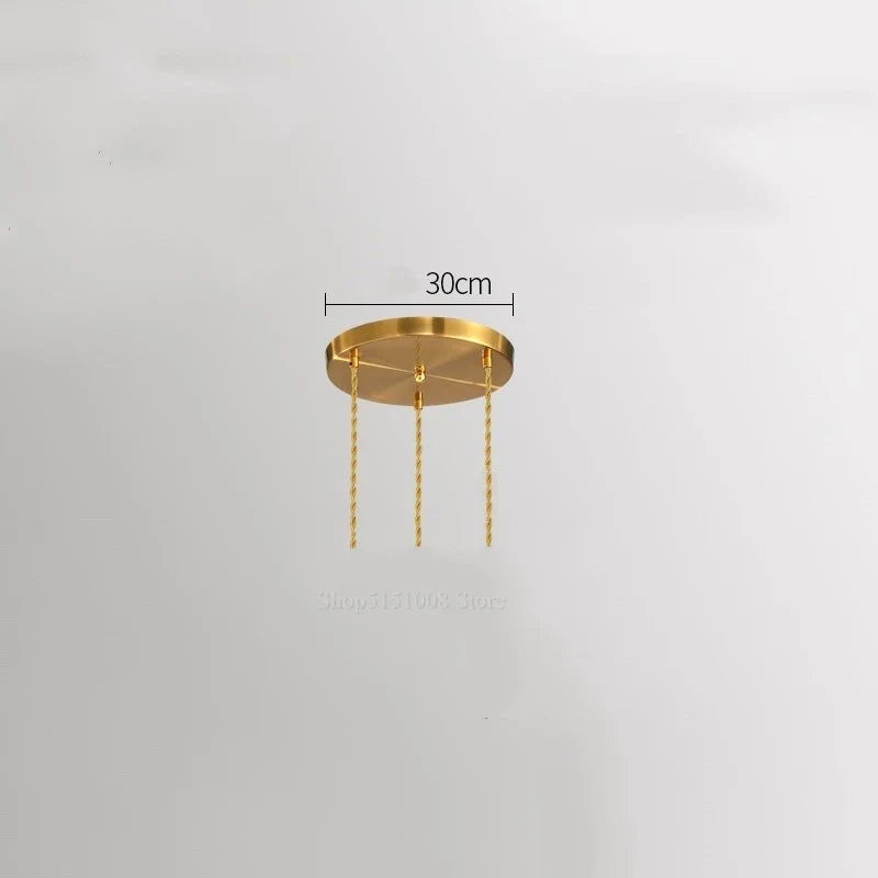 suspension LED en verre design moderne simpliste