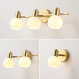 applique murale led 3 têtes lumière chaude/froide/blanc