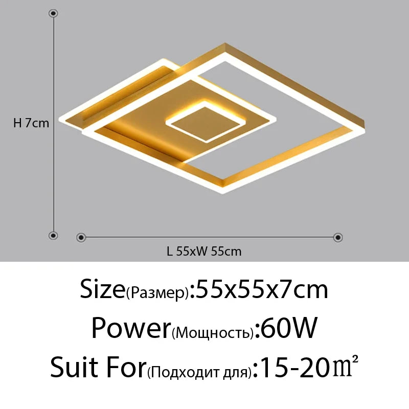 plafonnier led ultra fin pour décoration intérieure élégante