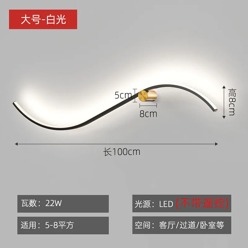 applique murale moderne et créative à led pour décoration intérieure