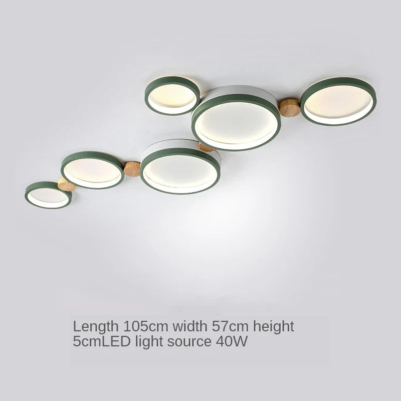 lustre nordique led pour salon café balcon vestiaire