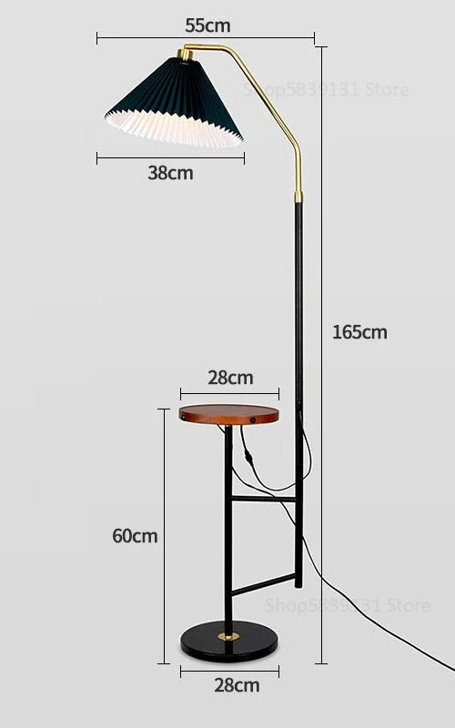 lampadaire contemporain luxe fer art pour table à thé nordique