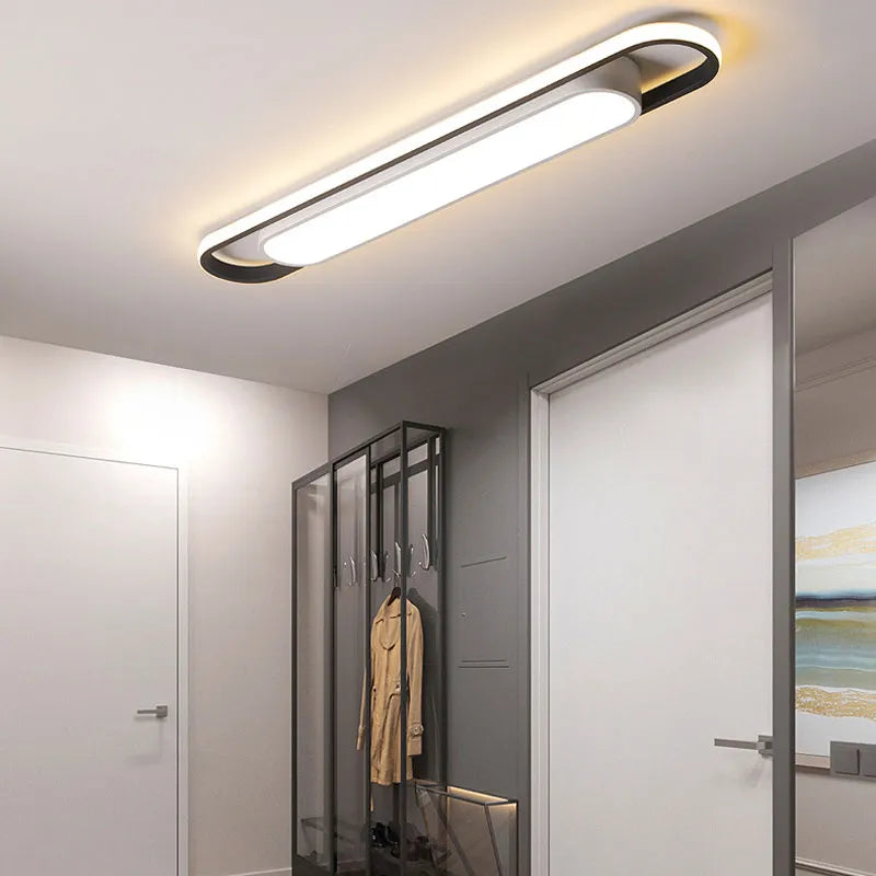 Plafonnier rectangulaire simple plafond moderne à LED