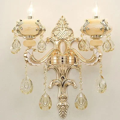applique murale en cristal design moderne pour intérieur élégant