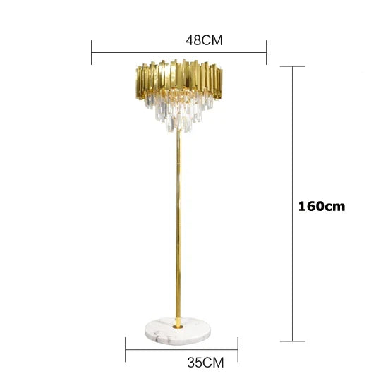 plafonnier moderne en cristal ovale à plusieurs couches