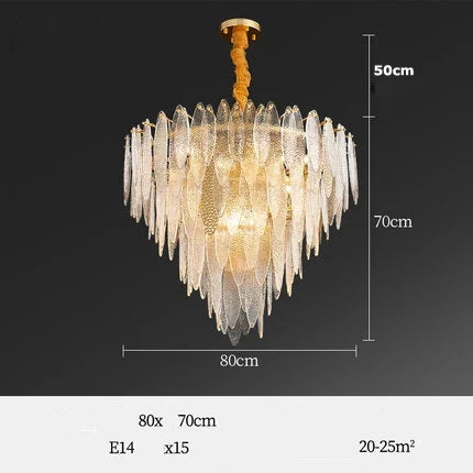 lustre led art déco en fer et verre design élégant pour éclairage moderne