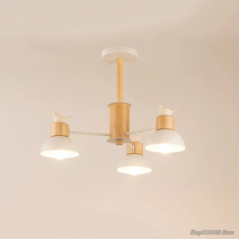 lustre nordique oiseau led simple moderne mini décor éclairage