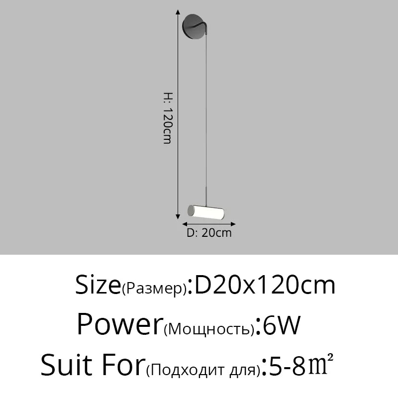 suspension de chevet luxe minimaliste petit lustre moderne