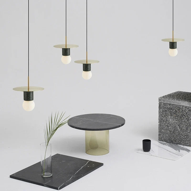 suspension en marbre design nordique pour intérieur élégant