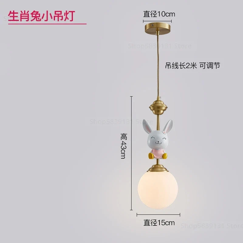 suspension led décorative dessin animé nordique pour noël