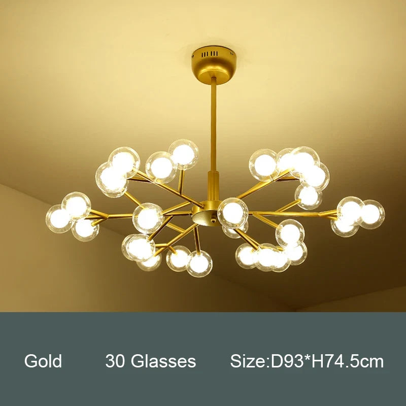 lustre moléculaire nordique design pour intérieur élégant