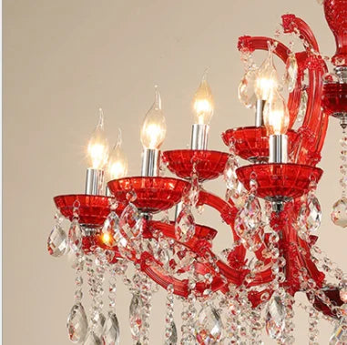 lustre moderne en fer et cristal de verre art déco éclairage suspendu
