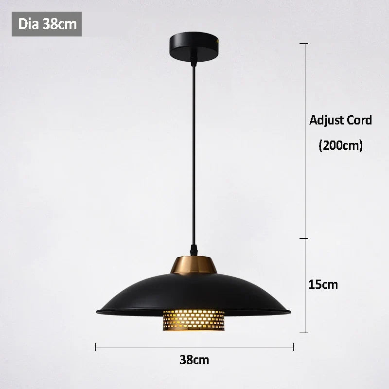 suspension en métal pour intérieur moderne et élégant