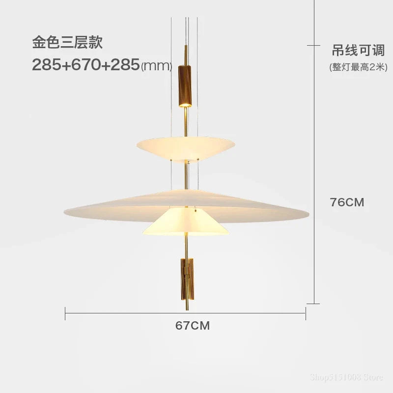 lustre moderne de flamant rose led pour décoration loft