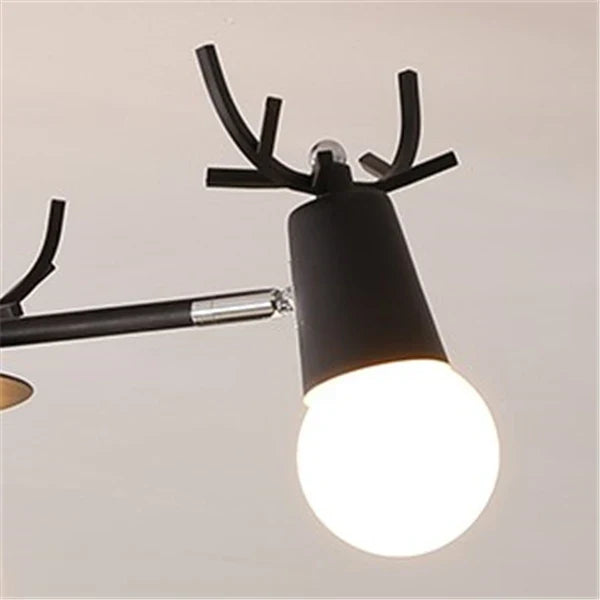 lustre en bois led nordique pour enfants style macaron