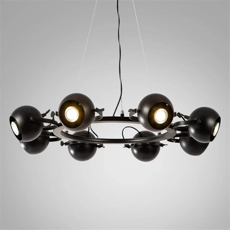 suspension rétro industrielle en fer pour magasin