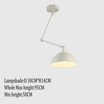 suspension nordique pliable en aluminium avec bras long led