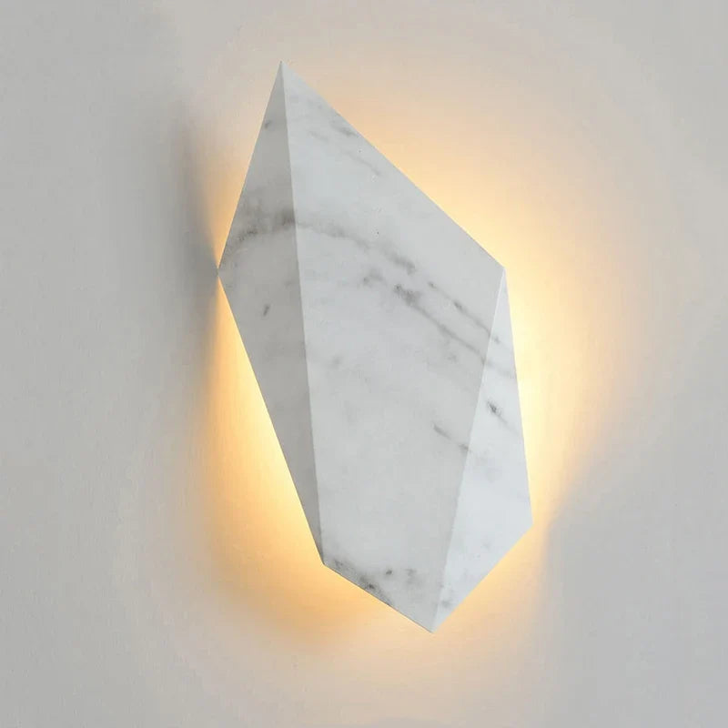 applique murale led nordique imitation pierre de bois pour hôtel
